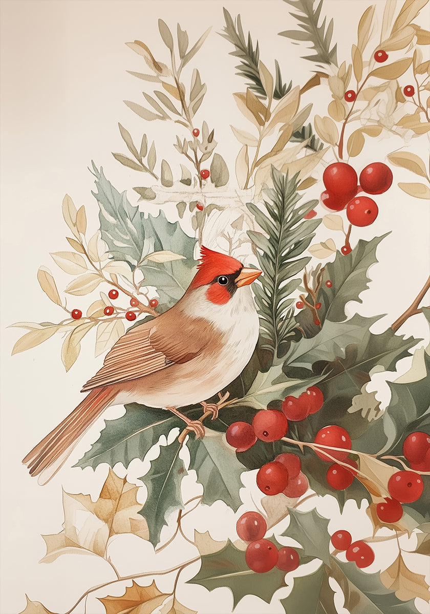 Christmas Bird Plakat