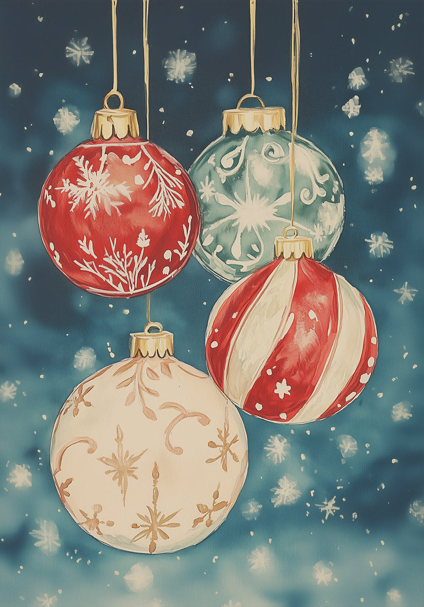 Kerstversiering nr. 3 poster