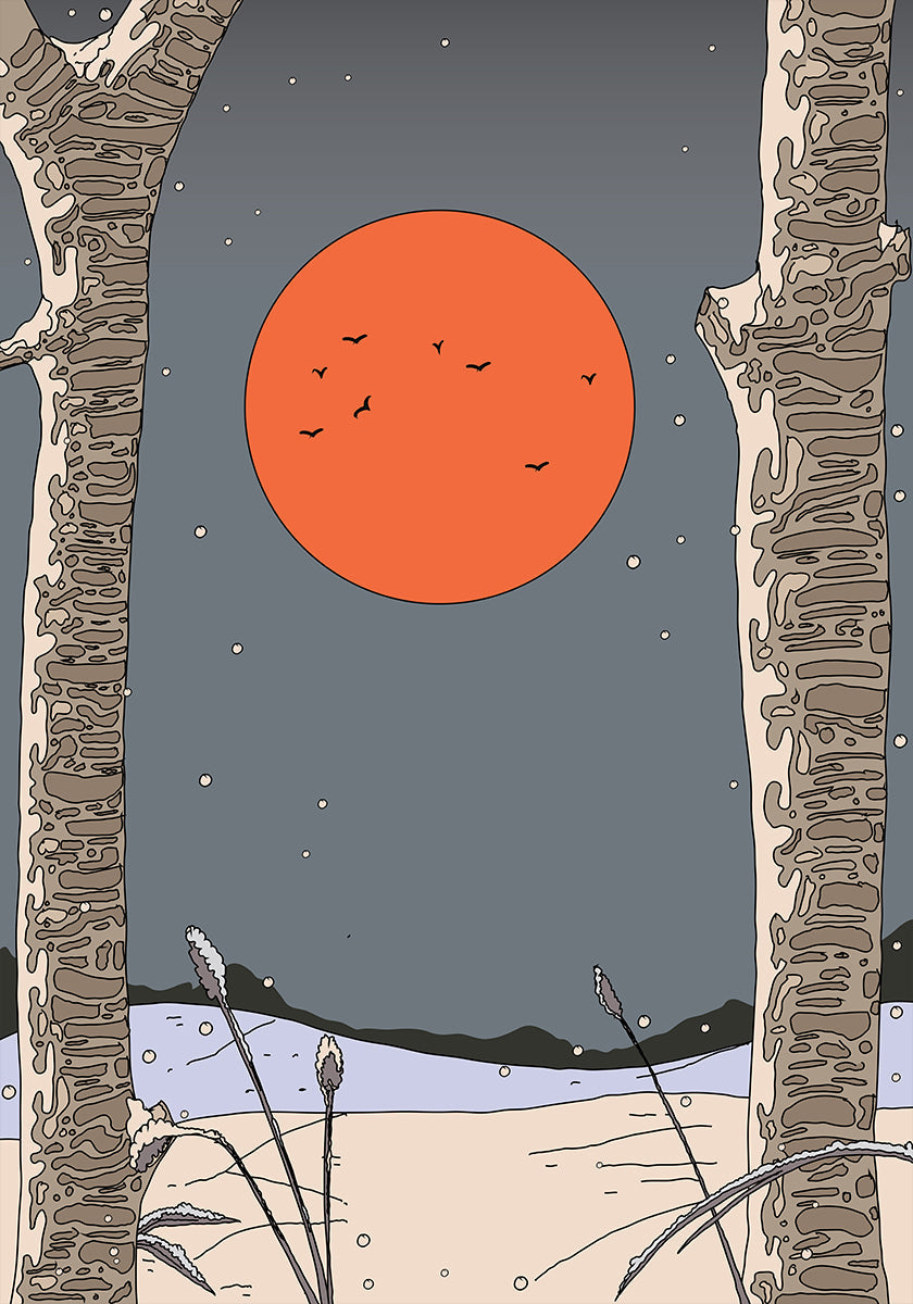 Winterlandschap-poster