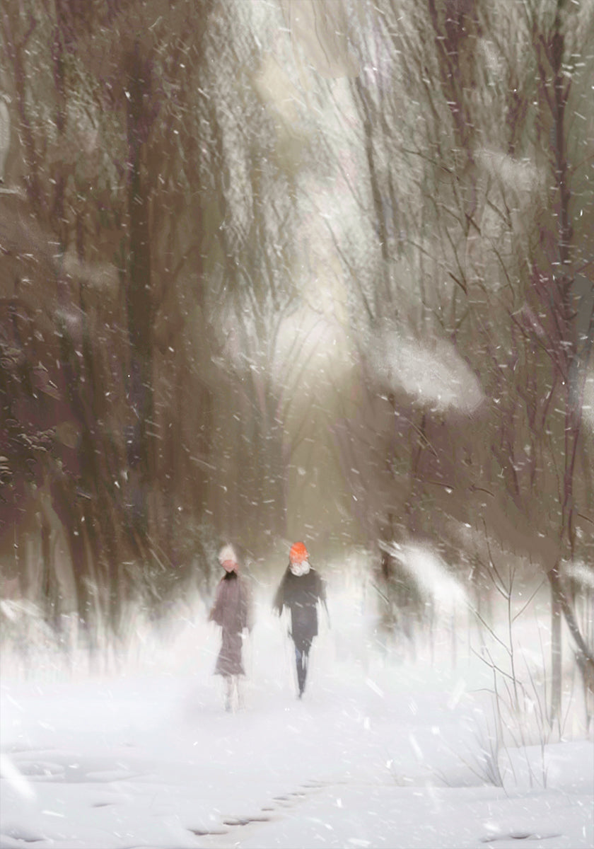 Geniet van de winterposter