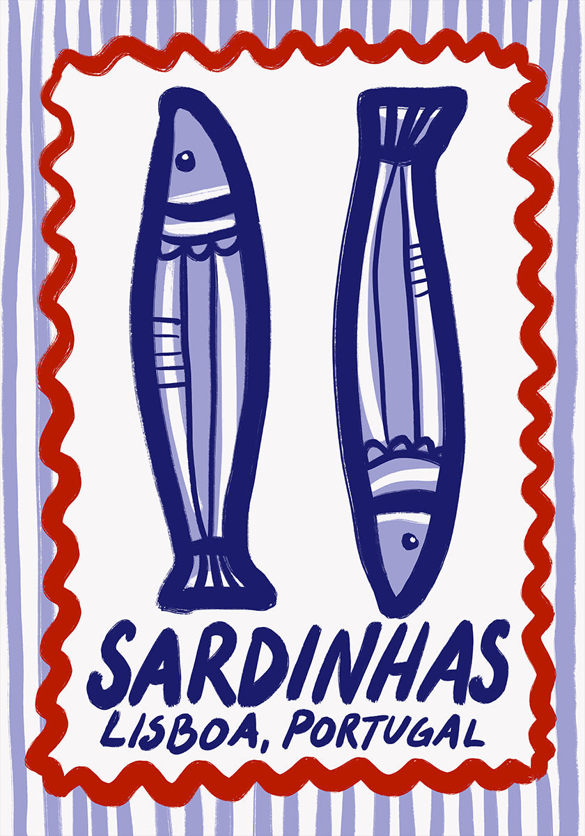 Lissabon Sardines Delight Poster