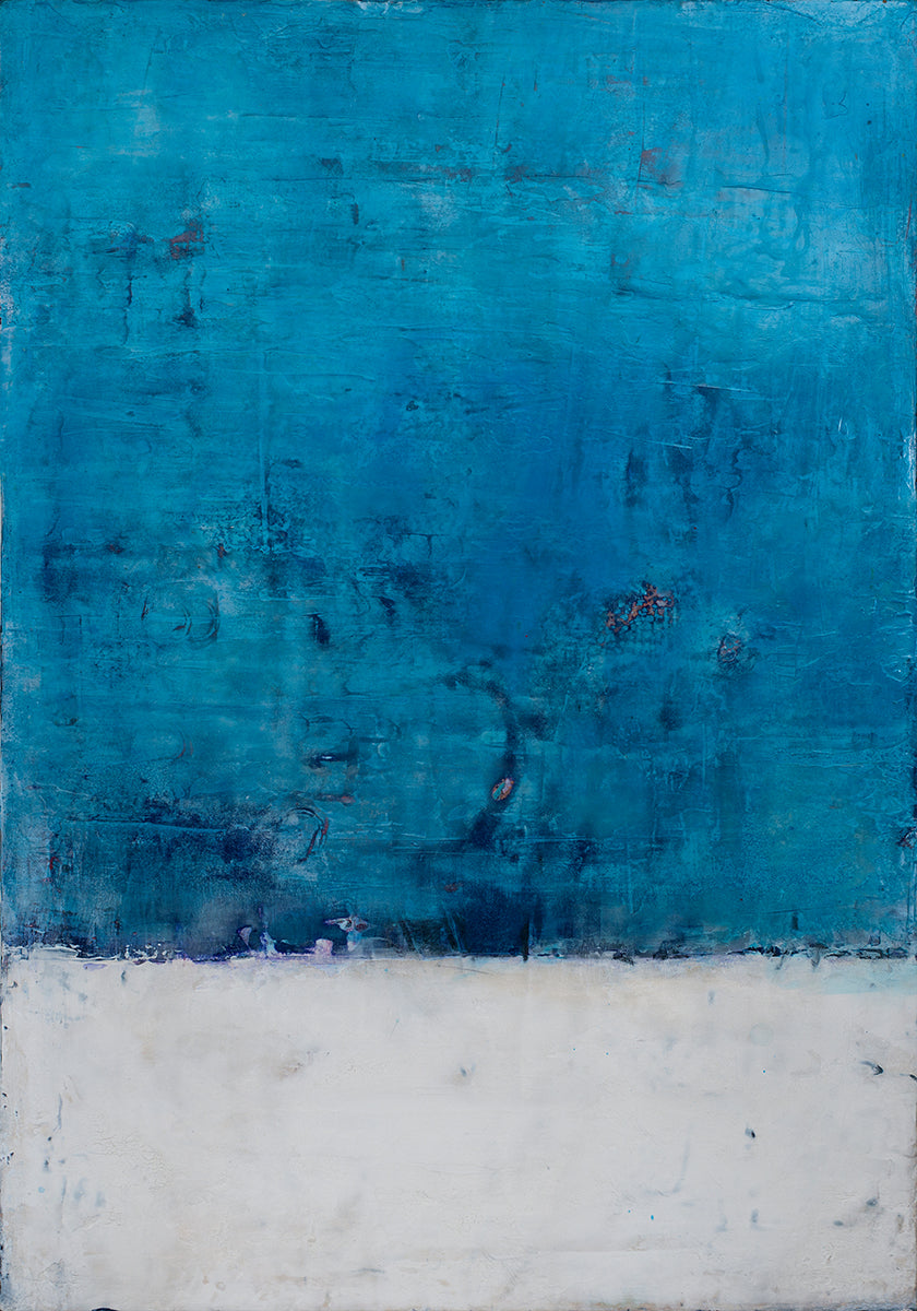 Blauwe sereniteit poster