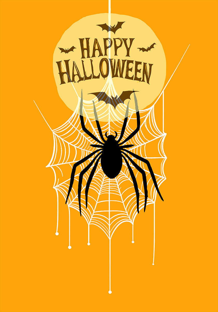 Retro Spooktacular: een hippe Halloween-sfeerposter