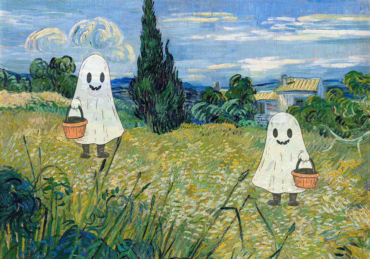 Halloween-landschapsposter