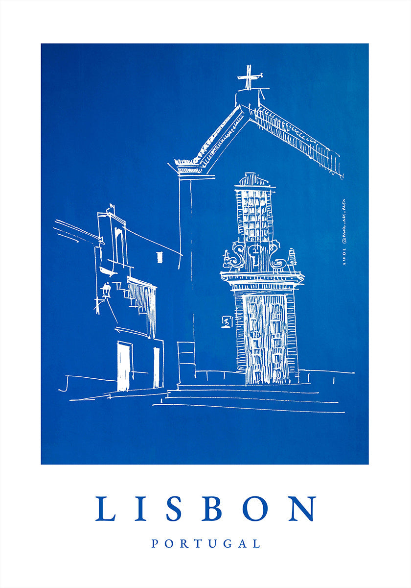 Portugal Blues: Lissabon-poster