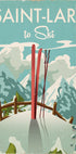 Saint Lary Ski Poster Plakat - Posterbox