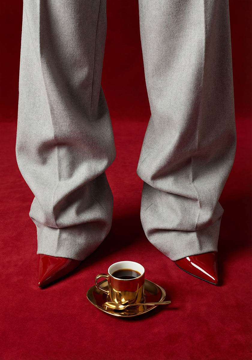 Red Shoes and Coffee (NEW) - Posterbox