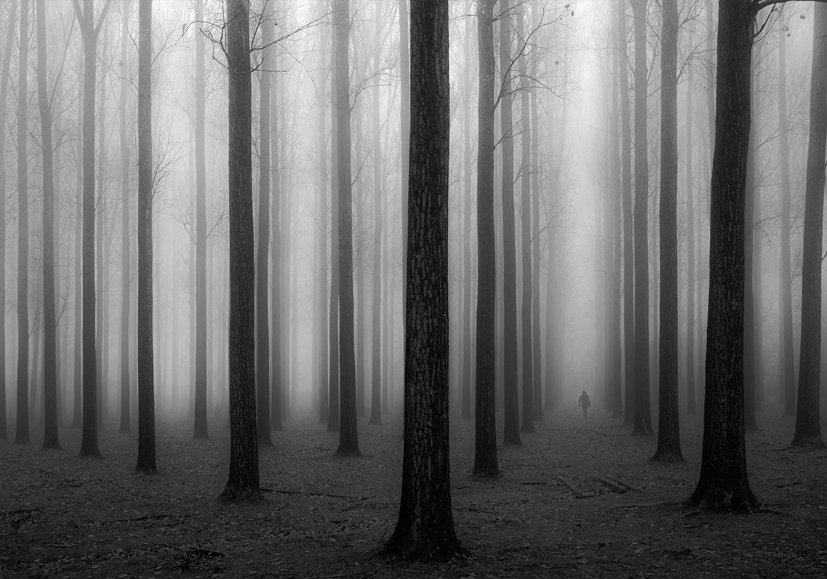 In een mist