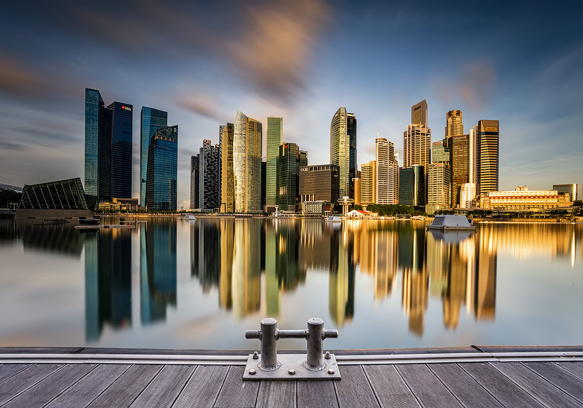 Gouden Ochtend in Singapore