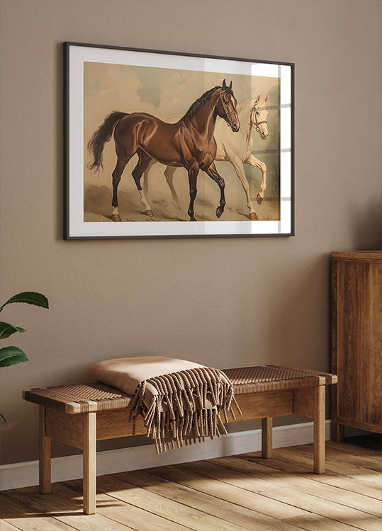 Duo Horses Galloping (NEW) - Posterbox