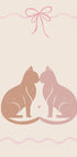 Two Cats in Love Plakat - Posterbox