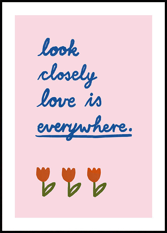 Love is everywhere 2 Plakat - Posterbox