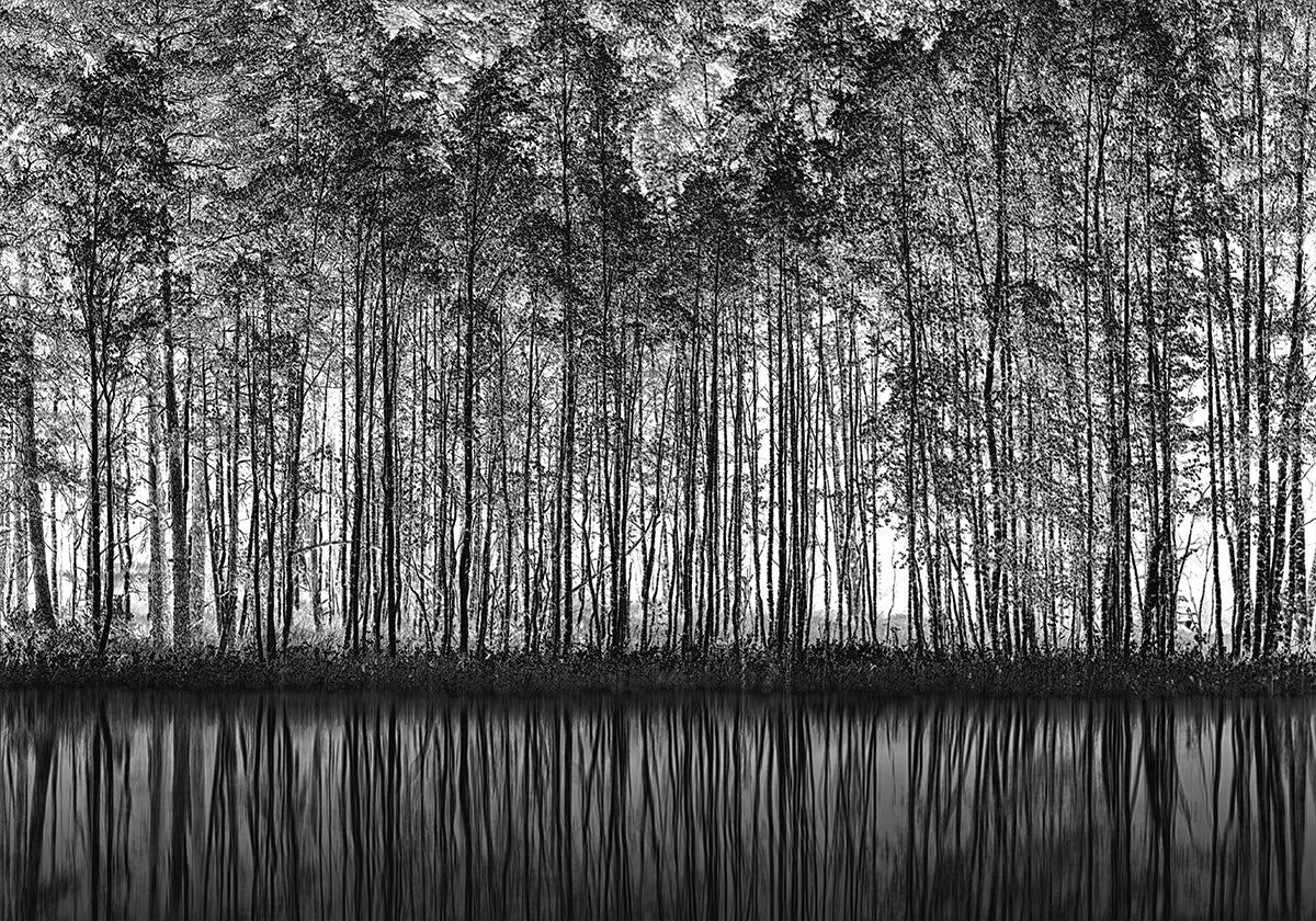 Pointillistische natuur