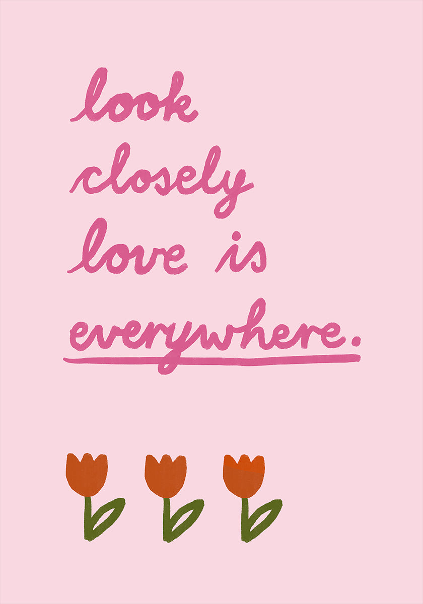 Love is everywhere 3 Plakat