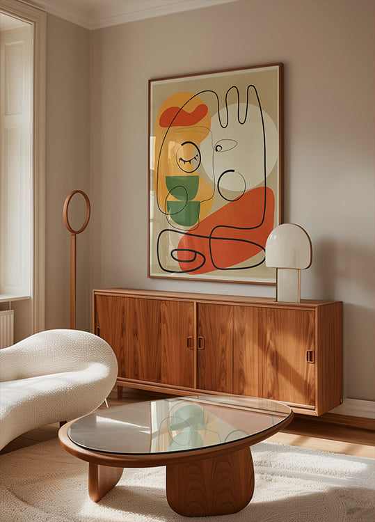 Very Abstract Colorful Portrait (NEW) - Posterbox