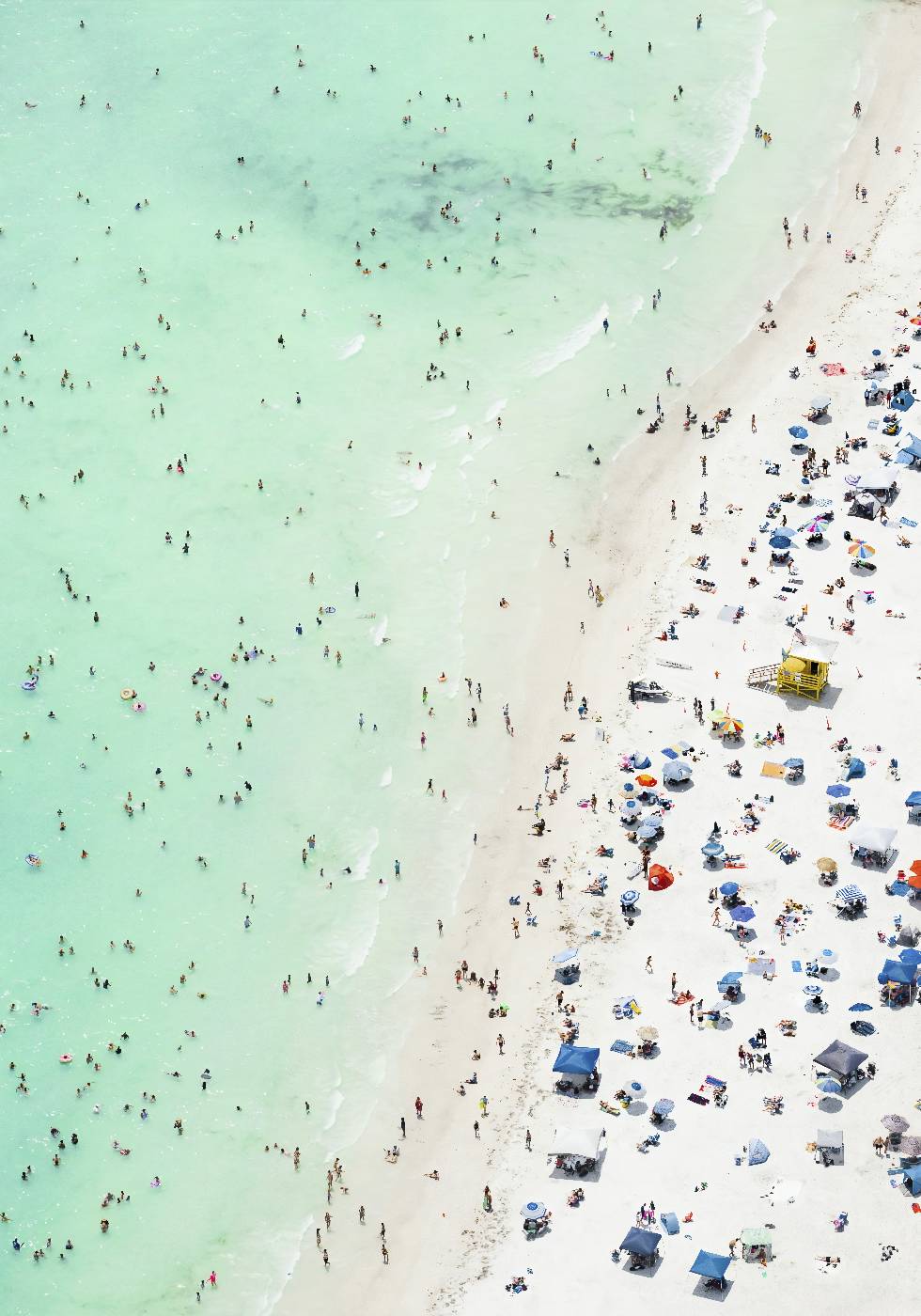 Aerial Beach Print Summer Plakat - Posterbox.dk