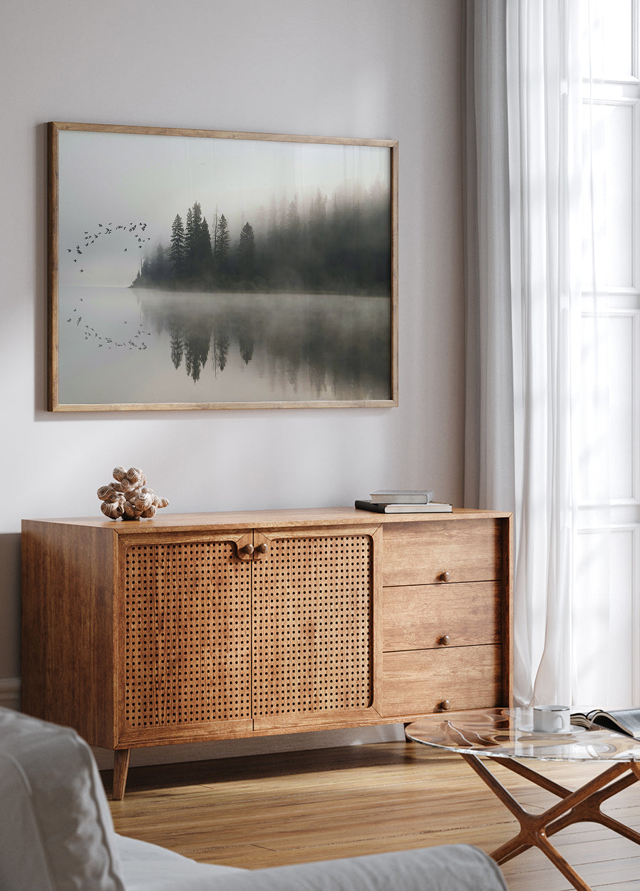 Birds In Nature Plakat - Posterbox.dk