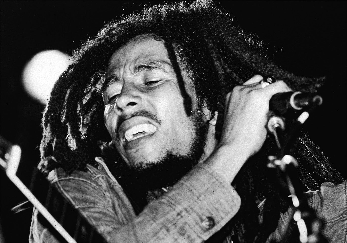 Bob Marley Live Portrait Plakat - Posterbox.dk