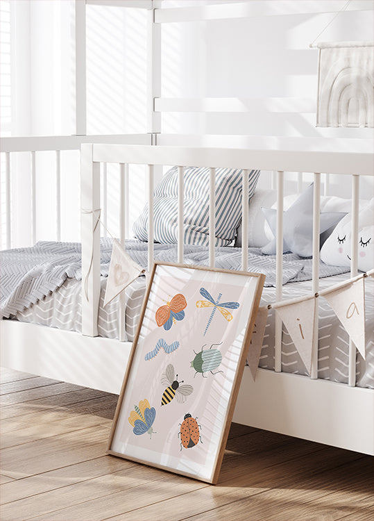 Cute Bugs Ratio2x3 Plakat - Posterbox