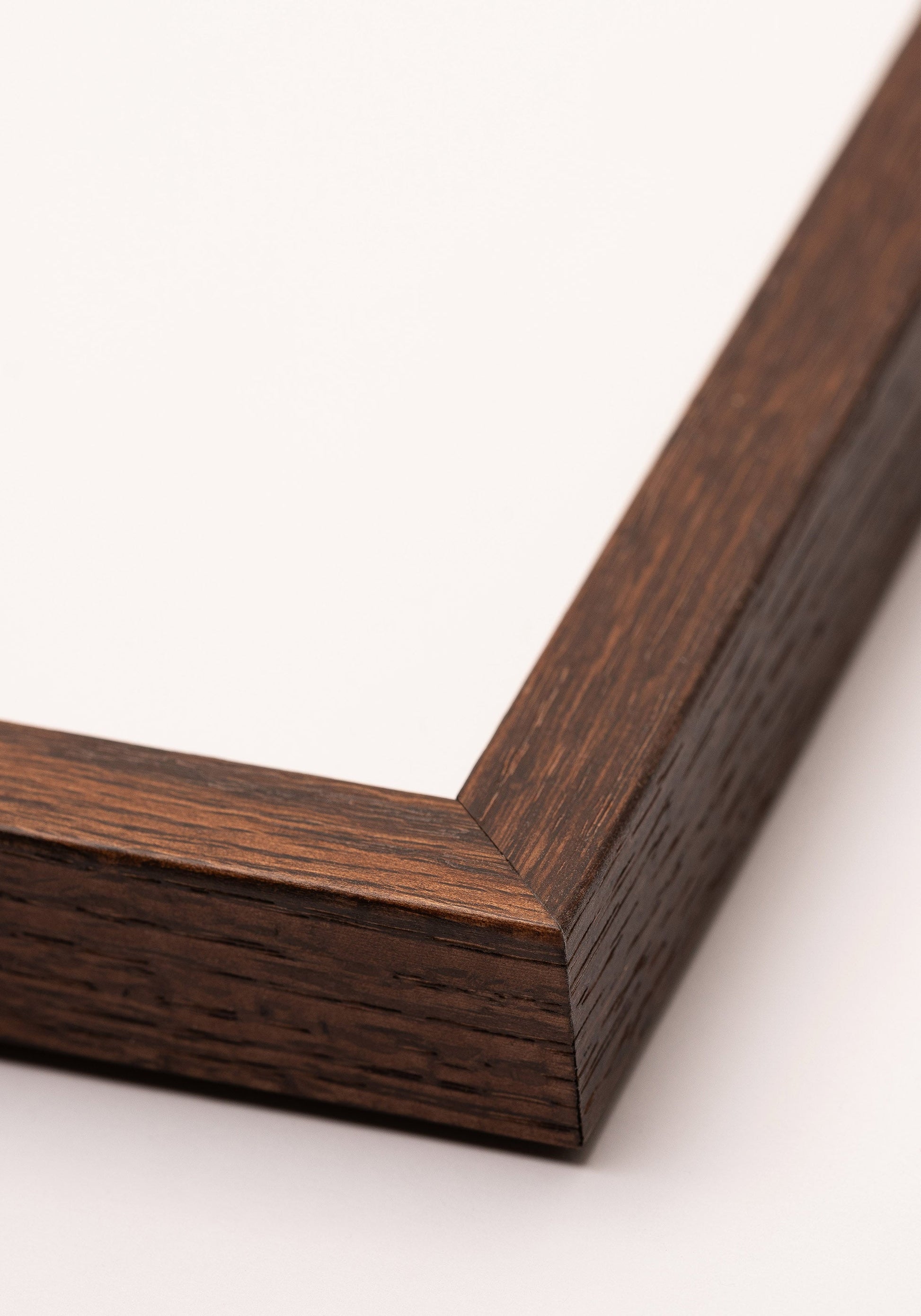 Donkerbruin houten frame, vierkant
