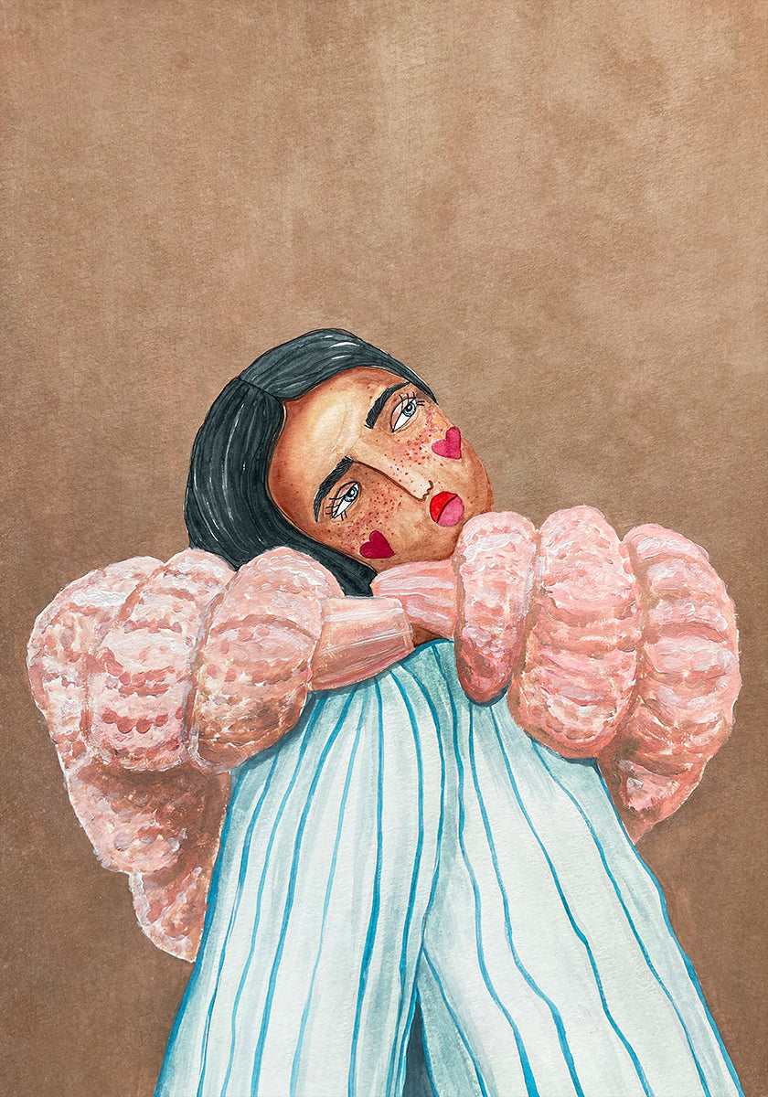 Dromend meisje Poster