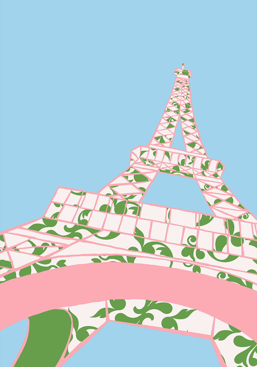 Poster van de Eiffeltoren (middag).