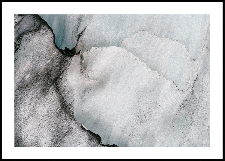 Abstracte vormen van landschap #4 Poster