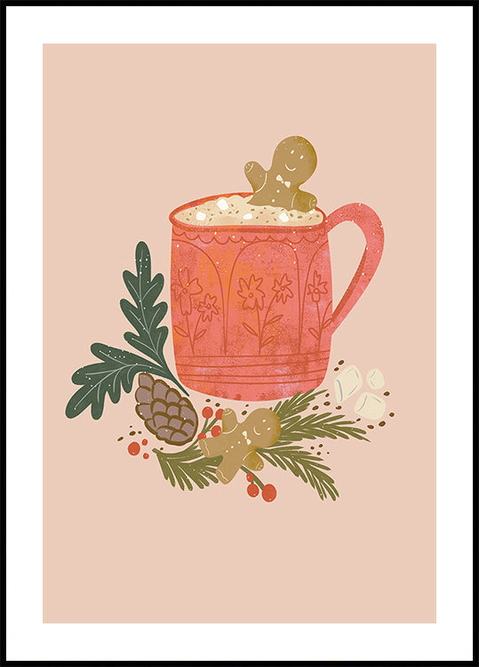 Hete chocolade-poster