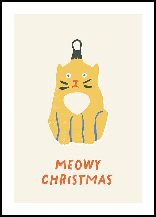 Fijne kerst nr. 44-poster