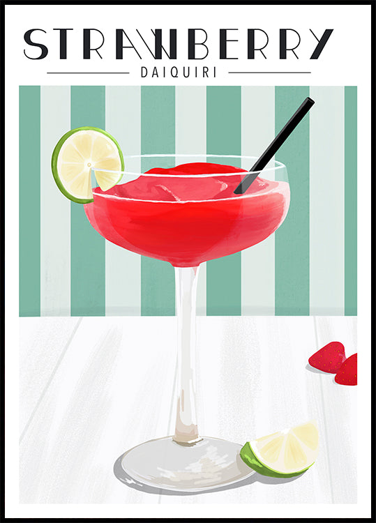 Aardbei Daiquiri-poster