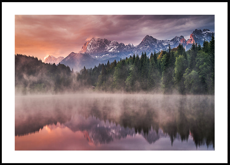 Zonsopgang aan het meer