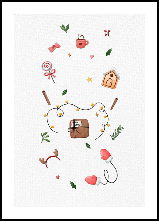 Gezellige vakantiemomenten poster