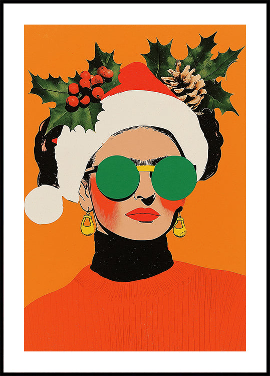 Feestelijke stijlicoon Poster