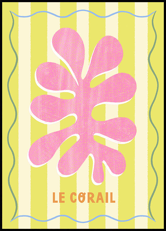 Le Corail citroen/crème poster
