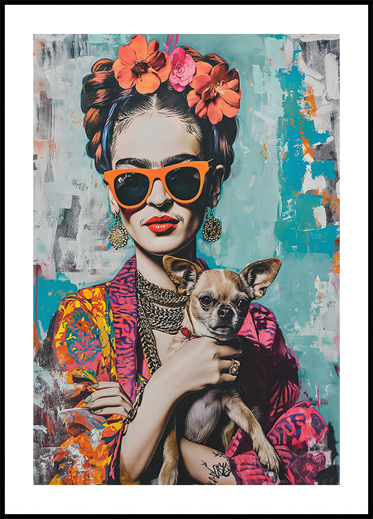 Frida Chihuahua-poster