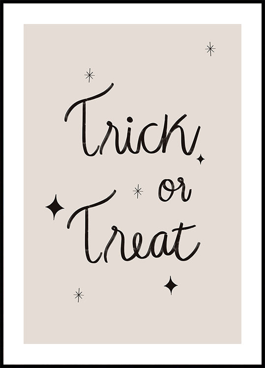 Truc of behandel-poster