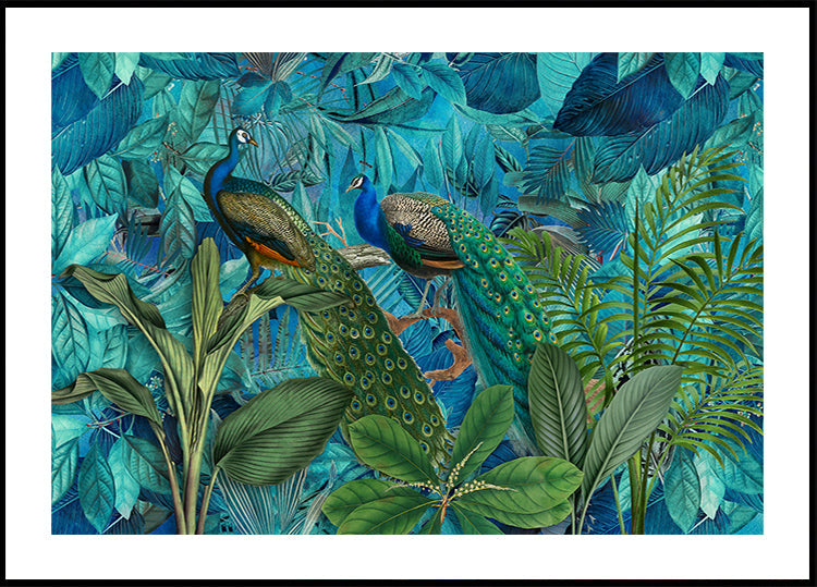Jungle vogels tuin nr1 poster