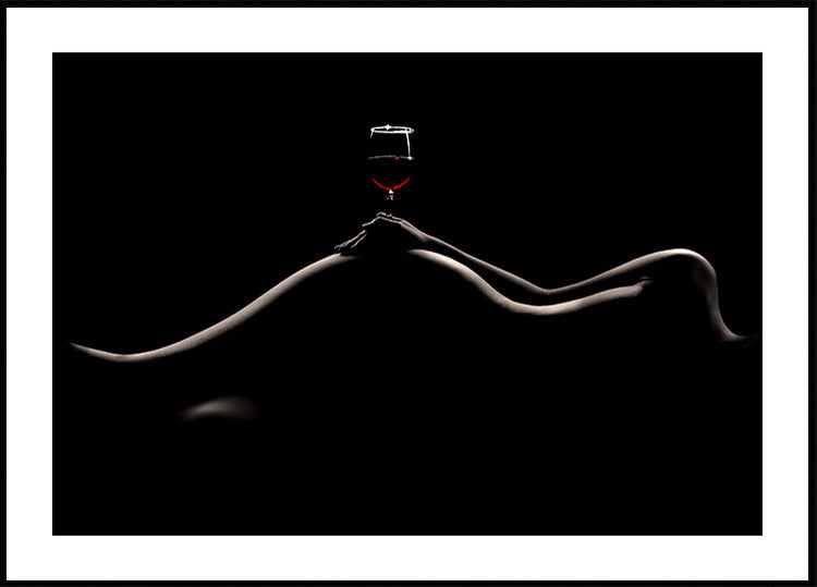 Bodyscape: wijnproeverijposter