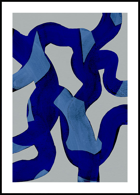 Abstracte penseelstreken 65X