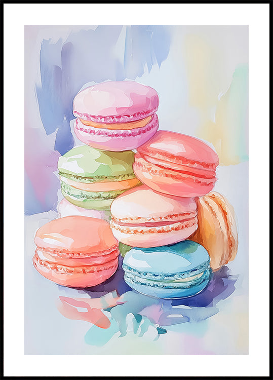 Kleurrijke macarons