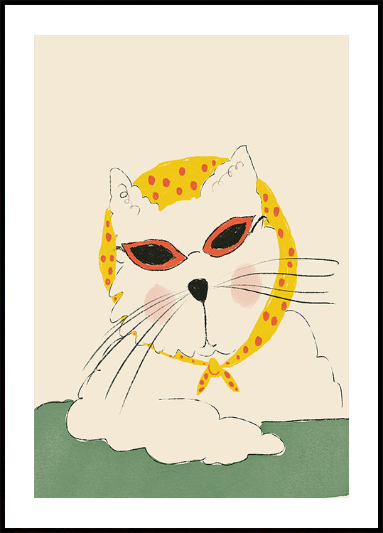 Chique katachtige tasposter
