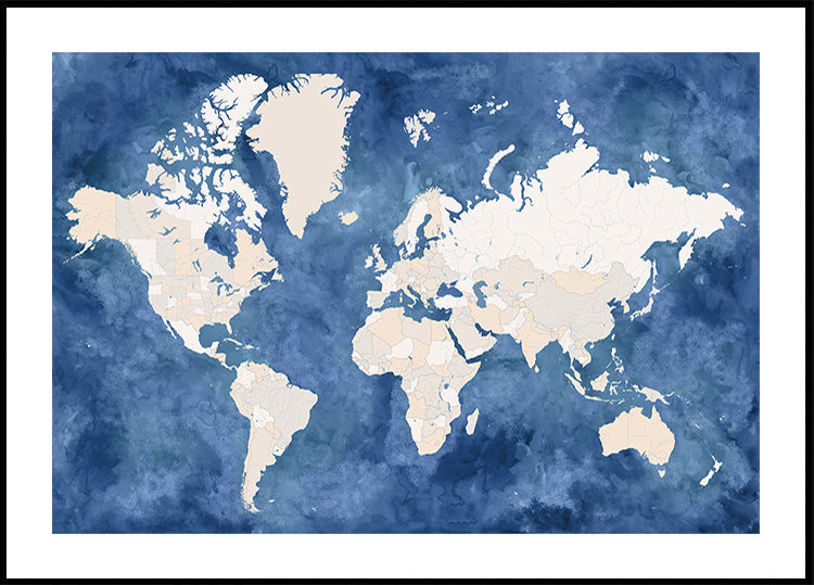 Hudson-wereldkaart (NIEUW)