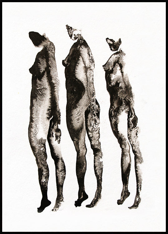 Figuurstudie 3x