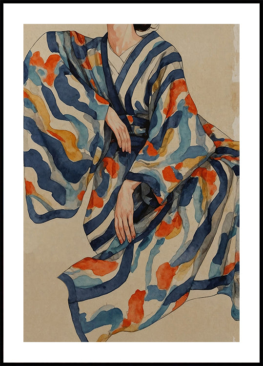 Vloeiende Kimono-patronen