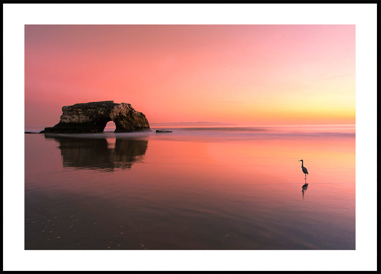 Zonsondergang bij de natuurlijke brug-2