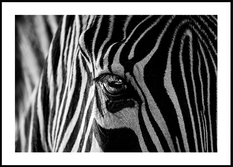 Abstracte gestreepte affiche