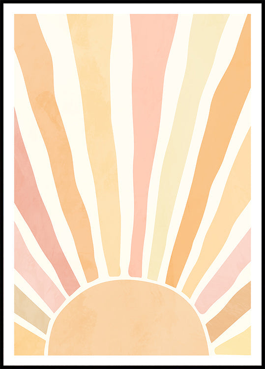 Boho zonsopgang poster