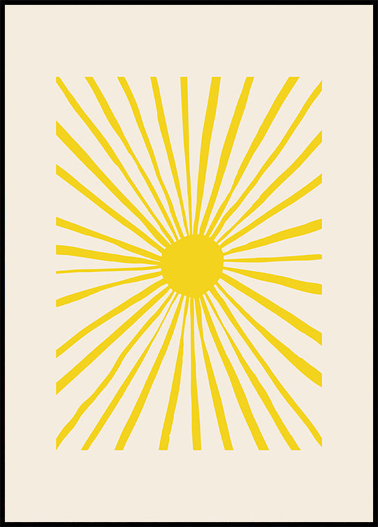 De zon-poster