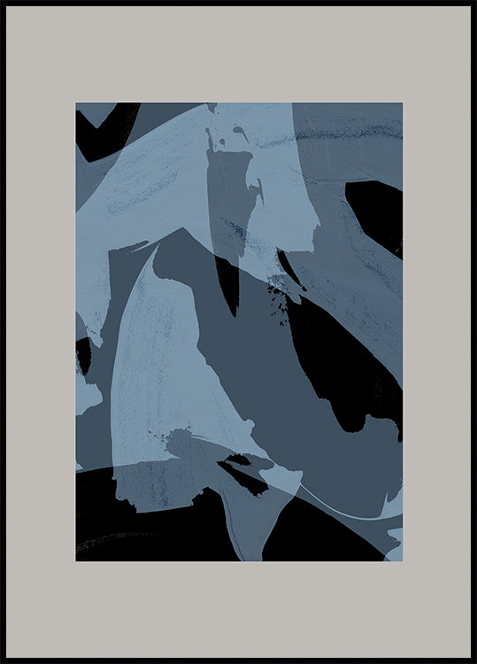 Abstracte penseelstreken 60Y