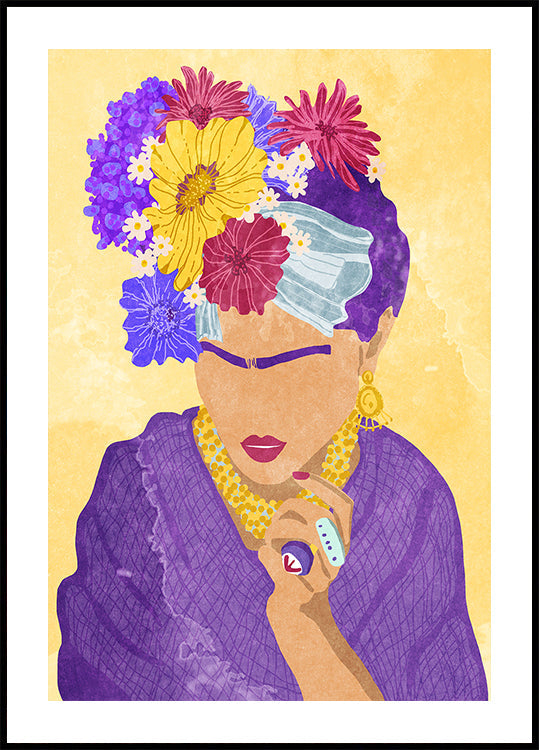 Frida en bloemen